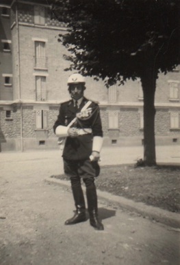 Motard de la gendarmerie
en 1955